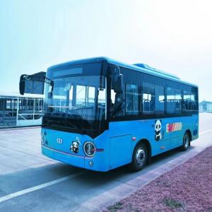 China 6.6m Electric Mini Bus Battery Charging Vehicle LHD RHD 23 Seaters For Shuttle Services factory