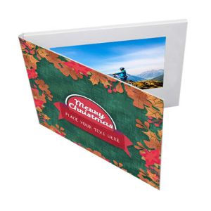 256MB Memory LCD Invitation Card , Rechargeable Video Postcard With USB Port