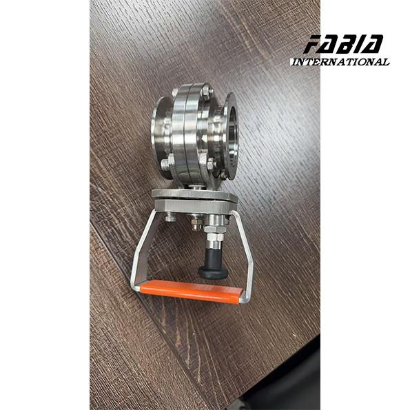 KF100 High Vacuum Butterfly Valve Manual Operation For Scientific Research