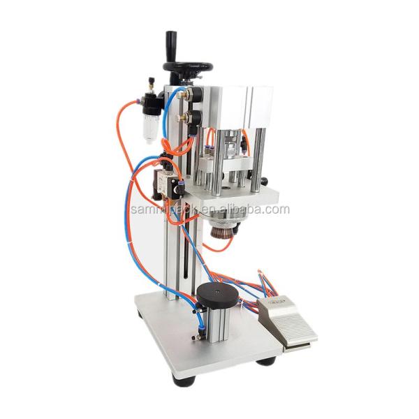 High Quality Perfume Collar Cap Closing Machine Aluminium Cap Pressing Machine SM-180
