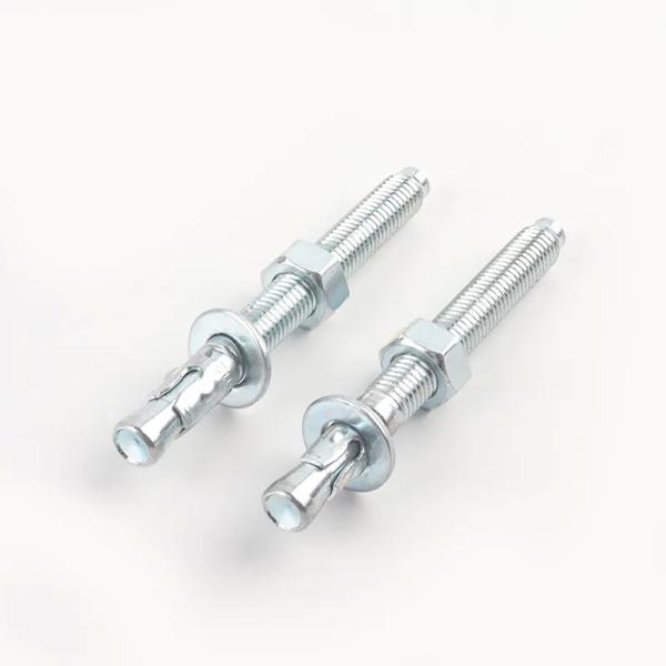 M10 Carbon Steel Wedge Expansion Anchor With Nuts And Washers Grade 4.8 Full Thread