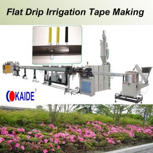 China Flat Drip Irrigation Pipe Production Line 180m/min factory