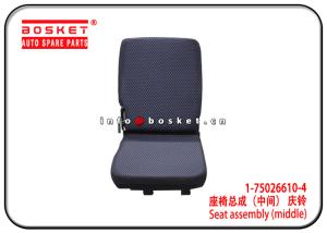 China 1-75026610-4 1750266104 Isuzu FVR Parts Seat Assembly M iddle For 6HK1 FVR34 factory
