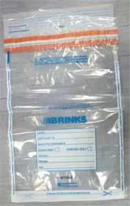 China PE LDPE Tamper Evident Security Bags Pouch Seal For Food Packaging factory