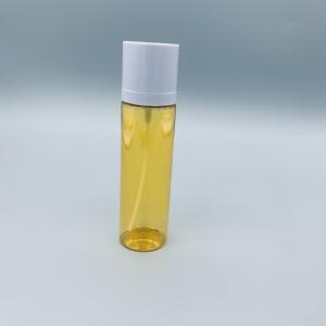 China PET yellow translucent aerosol pump bottle plastic hand sanitizer factory