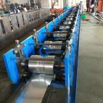 20 Stations Galvanized Downspout Forming Machine For Seaming Type Oval Steel