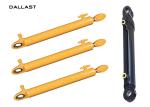 Long Stroke Hydraulic Lift Cylinder Flange 8 Inch Stroke Welded Hoist