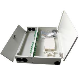 China Indoor Sc / Apc Wall Mounted Fiber Enclosure 12/24/36/48 Ports factory
