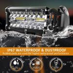 240W 24000lm Fog Led Light Bar 7 Inch Led Driving Lights Off Road Waterproof
