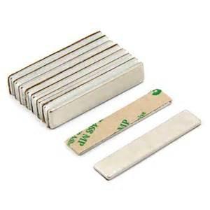 China N52 Super Strong Permanent 3M Adhesive Neodymium Block Magnet factory