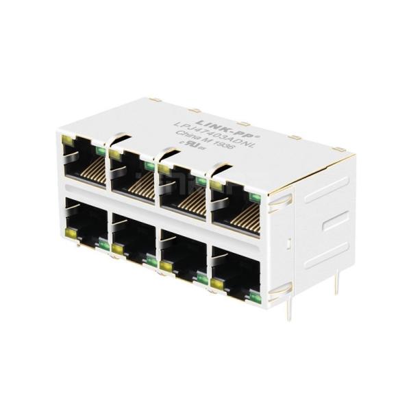 Hanrun HR872405HE Compatible LINK-PP LPJ47403ADNL 10/100 Base-T Yellow/Green Led