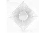 Wholesale Round Mirror 31 inch Square Metal Sunburst Starburst Mirror