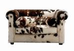 Leopard Print Winter Warmth Sanding Hotel Room Sofa Set For Living Room