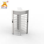 Manual Metal Revolving Gate Turnstile SS304 Full Height Door Gate