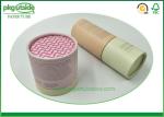 Durable Kraft Tube Packaging , Packing Cosmetics Paper Tube Containers