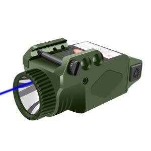 China Reliable Tactical Blue Laser Sight Handgun 500 Lumen Flashlight factory