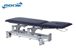 China Exam Room Patient Examination Table , Adjustable Backrest Medical Examination Couch factory