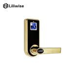 Scanning Fingerprint Door Lock With Key Zinc Alloy Biometic Sensor Reader