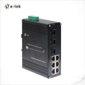 China Industrial PoE Ethernet Switch 6 x PoE + 3 x SFP Fast Ethernet factory