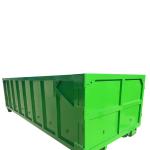 Heavy Duty 10 - 40 Yard Roll Off Dumpster Reinforced Steel Construction Debris