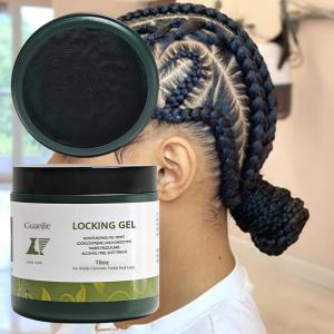 China Strong Hold Braid Gel for 4c African Hair Non Flaking Moisturizing Wax Locking Gel factory