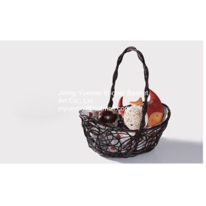 2016 wicker storage basket with handle linder