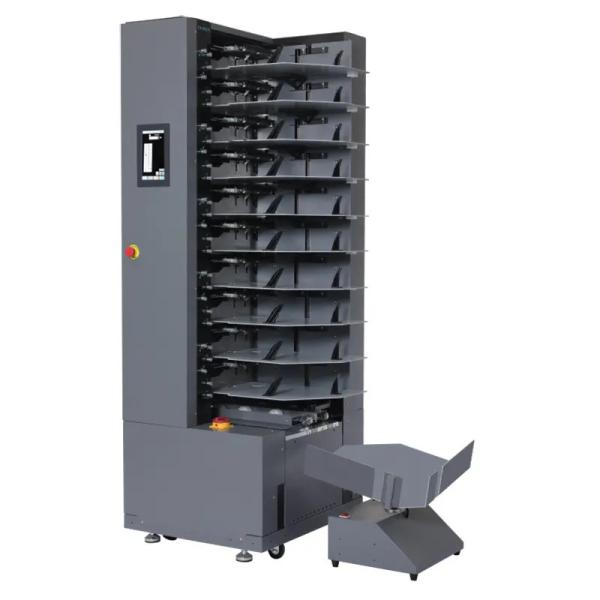 Air Suction 10 Bins Automatic Paper Sheet Book Booklet Collating Machine