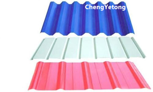 Various Color Coated Roofing Sheets / Profile Roofing Sheets For Bus Station Building