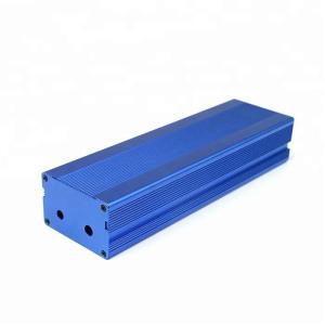China ISO 9001 Colour Anodized Aluminum Heat Sink Parts CNC Machining factory