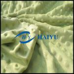Professional Plain Velboa Fur Fabric Soft Fabric With Raised Dot