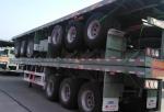 CIMC 3 Axle 40ft Flatbed Container Semi Trailer Truck SHACMAN