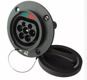 China Single Or Three Phase 32A IEC 62196-2 EV Charging Socket 0.5m Ohm factory