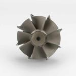 MS-TECH Turbo RHF4 Turbine Wheel Shaft VIDA Ind 44.4mm Exd 37.67mm Blades 8