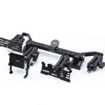 Aluminum Alloy Black Center Console Dashboard Phone Holder Mount for 4*4 Jeep