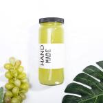 500ml 16oz Glass Drink Bottles Round Empty Packaging Juice Bottles