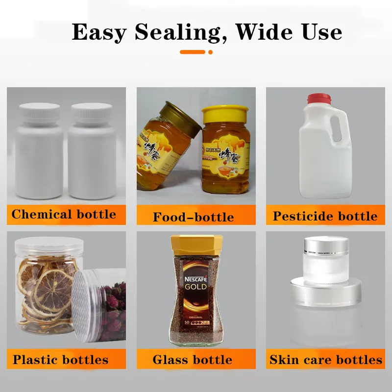 Continuous Sealing Machine With Electromagnetic Induction 220V/50-60HZ