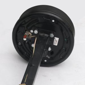 China Heavy Duty Round Tube Trailer Straight Axle 15000 Pound With 12.25 Inch Brakes factory