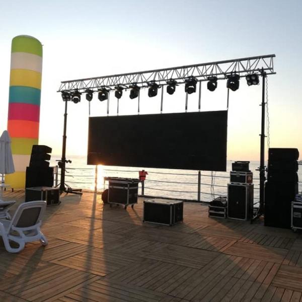 China P4.81 Led Video Screen Rental , 7.5kg Big Screen Hire For Events factory