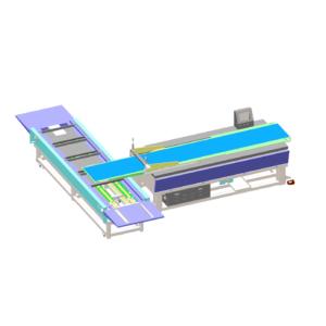 China Multiple lanes horizontal pan arranging machine factory