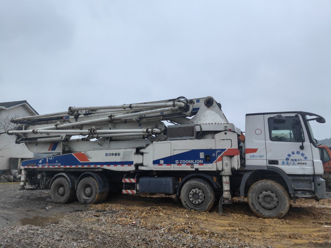 Zoomlion Putzmeister Used Concrete Boom Pump 49m in Stock