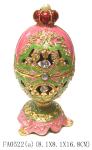Faberge Easter Metal Egg Jewellery box