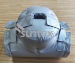 Silicone Rubber Coated Fiberglass Fabric For Removable Insulation Jacket And