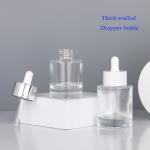 15ml 1oz 30ml 50ml Clear Frosted Glass Oil Bottle Green Transparent Dropper