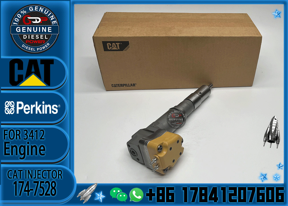 Diesel fuel injectors 174-7526 1747526 174-7528 232-1175 171-9704 196-1401 222-5966 173-9268 for caterpillar 3412 engine