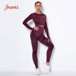 300gsm Women Activewear Sets With Thumb Hole Gym Mesh Yoga Clothing Sets