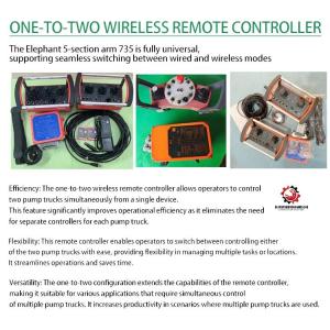 China Ergonic 2.0 Putzmeister Remote Control For Heavy Construction factory