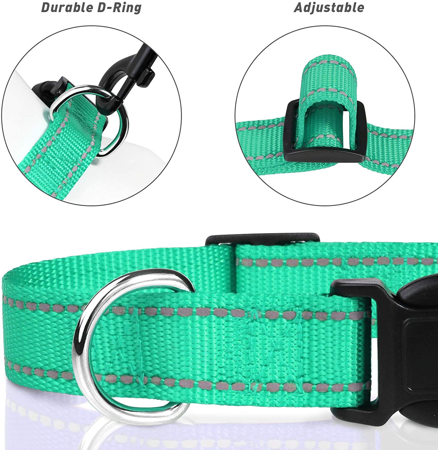 OEM Personalized Pet Collars Adjustable Solid Cute Dog Collars