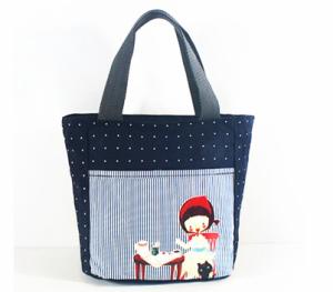 China Recycle Organic Eco Canvas Bags Travel Tote Bags Gravure Printing factory