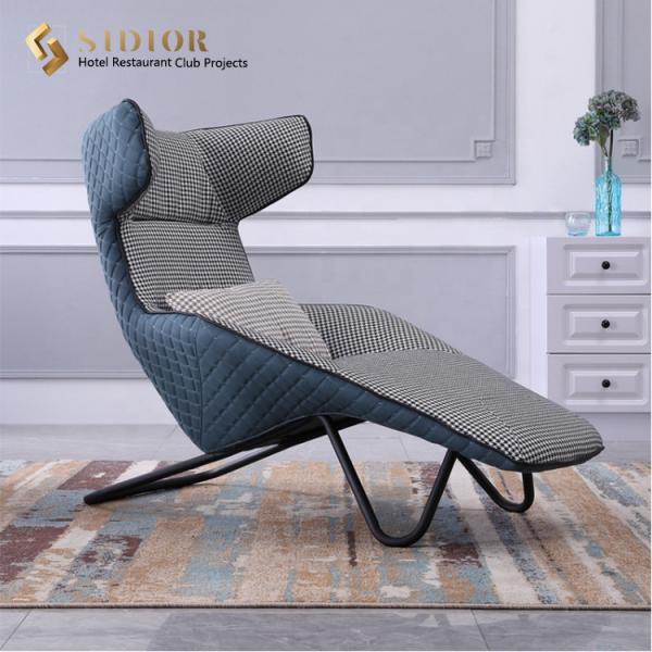 Modern leisure chair, high density foam, comfortable leather chair, living room