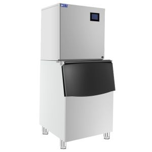 China Freestanding Split Commercial Ice Machine Large Capacity Ice Making Machine factory